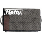 Hefty Storage Bags Extra Large Double Zipper Backpack, Heavy Duty Water Resistant Moving Totes with Shoulder Straps, Foldable Reusable Packing Organizers, 2 Pack (X-Large Black) - size: 22 Gal - Standard