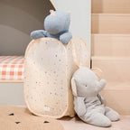 3 Sprouts Pop Up Hamper - Collapsible Laundry Basket, Popup & Foldable Design - Durable Waterproof Fabric for Dirty Clothes, Toys & Towels - Ideal for Dorm, Bedroom & Baby Nursery, Terrazzo Beige - color: Terrazzo Beige
