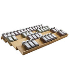 Bamboo Spice Rack Drawer Organizer - 8-Piece Set - 13" Wide Per Piece - Combine Into 26" Wide Rack - size: 26"