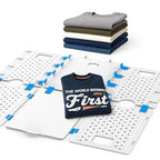 BoxLegend Shirt Folder Board Enlarged Version,Tshirt Organizer for Easy Use ,Laundry Folding Board for Sweaters, Hoodies, and thick Clothing - color: White
