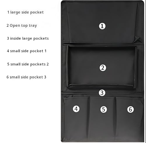 Sofa Armrest Caddy with Cup Holder – Non-Slip Couch Organizer with Storage Pockets for Remote Control, Books, Snacks & Drinks | Foldable, Furniture-Safe for Movie Nights & Small Spaces