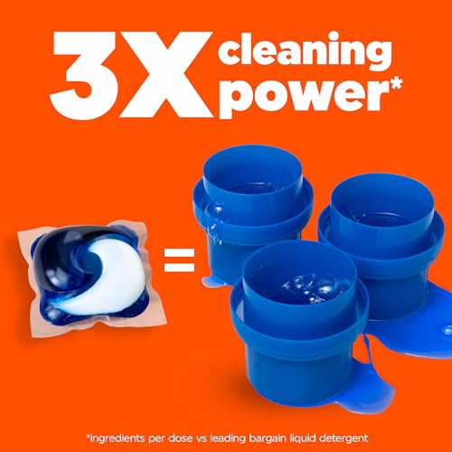 Tide PODS laundry detergent pacs, 3-in-1 Stain Remover, Odor Fighter, Color Protector, 102 Count, HE compatible, Spring Meadow Scent - size: 102 Count (Pack of 1)