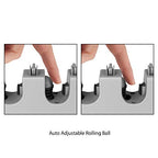 Wall Organizer with Adjustable Slots and Hooks - Wall-Mounted Tool and Broom Holder - Organization and Storage for the Kitchen and Garage by Stalwart - size: One Pack