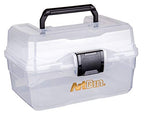 ArtBin 6890AG Small Project Box, Portable Art & Craft Organizer with Lift-Out Tray, [1] Plastic Storage Case, Clear (Pack of 6) - size: Small (Pack of 6)