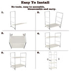 Plastic/Metal Freestanding Stackable Organizer Shelf,Bathroom Countertop Storage Shelf Cosmetic Organizer Holder Kitchen Spice Rack,2-Tier Standing Rack (Silver) - color: Silver