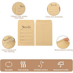 100 Pcs Seed Envelopes, 50 Pcs Plant Labels and 2 Marker Pens - color: Planting Accessories