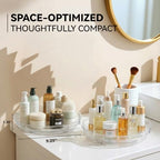 2 Pack Lazy Susan Turntable Organizer for Cabinet, 9.25'' Rotating Spice Rack Organization for Kitchen, Pantry, Bathroom, Vanity, Countertop, Medicine Storage, Seasoning Spice Organizer - size: 2 PACK 1-Tier