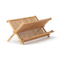 HIC Kitchen Bamboo Folding Dish Drying Rack, 20.5 x 13-Inches - style: Drying Rack
