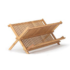 HIC Kitchen Bamboo Folding Dish Drying Rack, 20.5 x 13-Inches - style: Drying Rack