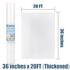 Shelf Liner, Non-Slip Cabinet Liner, Washable Oil-Proof for Kitchen Cabinet, Shelves, Refrigerator, Storage, Desks, 36 Inches x 20 FT, Non Adhesive Drawers Liner… (36 Inches x 20 FT, Thickened) - size: 36"W x 240"L