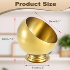 Golden Key Bowl for Entryway Table Decorative Storage Dish Catch All Bowl for Fruit Coffee Pod Holder Centerpiece for Kitchen Home Decor