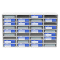 Literature Organizer 36 Compartment Office Mailbox Classroom Mailbox Organizer Wooden Mailbox Sorter Particle Board with Adjustable Shelves for Home Office and Classroom