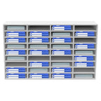 Literature Organizer 36 Compartment Office Mailbox Classroom Mailbox Organizer Wooden Mailbox Sorter Particle Board with Adjustable Shelves for Home Office and Classroom