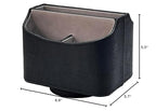 UnionBasic Rotating Desk Organizer, 360 Desk Spinning Caddy, Desktop TV Guide/Mail/Media/Remote Controller Holder Organizer,Fishskin Black - color: Fishskin Black