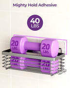 ODesign Shower Caddy 3 Pack SUS304 Stainless Steel-No Drilling-Shower Bathroom Shelves Rack,Rustproof Wall Mounted,Adhesive Shower Shelf Basket Organizer-Grey - color: Grey