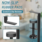 2Pack Under Desk Cable Management Tray, No Drill Mesh Desk Cable Tray, Wire Management Tray Cable Management Rack, Wire Organizer and Cable Management Box (Black) - color: 2Pack-Black (15.3''+15.7'')