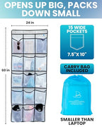 Nordmoose Cruise Ship Magnetic Door Organizer, Over The Door Organizer For Cruise Ships, Magnetic Shoe Rack - 3 Strong Anti-Scratch Magnets - Large Durable Pockets To Store Cruise Essentials 2026