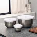 ZWILLING Fresh & Save BOWLS 3-pc Stainless Steel Vacuum Bowl Set - size: 3-pc