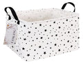 FANKANG Storage Basket,Nursery Hamper Canvas Laundry Basket Foldable with Waterproof PE Coating Storage, Office, Bedroom, Clothes,Toys (Rec-Star) - color: FK-Rec-Star