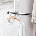 FIRJOY 12" Valet Rod for Closet Pull Out (1 Pack, Chrome) - color: Chrome, size: 1 Pack