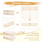 Criusia Under Bed Storage Bins with Clear PVC Lids – 2 Pack Large Underbed Organizers with Heavy-Duty Handles, Reinforced with 800G PP Panels & 80G Non-Woven Fabric – Waterproof & Foldable, Beige - color: 2 Pack Beige