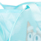 Jay Franco Bluey & Bingo Pop Up Hamper - Mesh Laundry Basket/Bag with Durable Handles - Storage for Clothes or Toys - color: Blue - Bluey