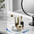 4 Pack Lazy Susan 9.2" Inch Turntable Organizer Pantry Organization and Storage Container Bins Spice Rack Cabinet Rotating Condiment for Pantry Kitchen Vanity Bathroom Jewelry Holder Clear - size: 9.25 inch 4Pack