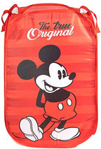 Jay Franco Disney Mickey Mouse Pop Up Hamper - Mesh Laundry Basket/Bag with Durable Handles (Official Disney Product) - color: Mickey Mouse - Red