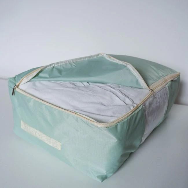 Quilt Storage Bag - Standard Size (22L x 15"W x 8"H) - Winter Green" - color: Winter Green