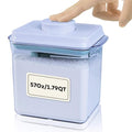 Bop Top Airtight Food Storage Containers with Lid 7 Cups / 57 oz | Kitchen Canister Sets | Air Tight Pantry Container| Pop Top Dry Food Storage Containers for Snacks, Sugar, Flour, Baking, Pasta - color: 57 oz