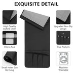 Non-slip Couch Organizer Armchair Caddy, Oxford TV Remote Control Holder Bedside Caddy with 5 Pockets for Key Glasses Phone Magazine Holders. - size: 35"x12.4"