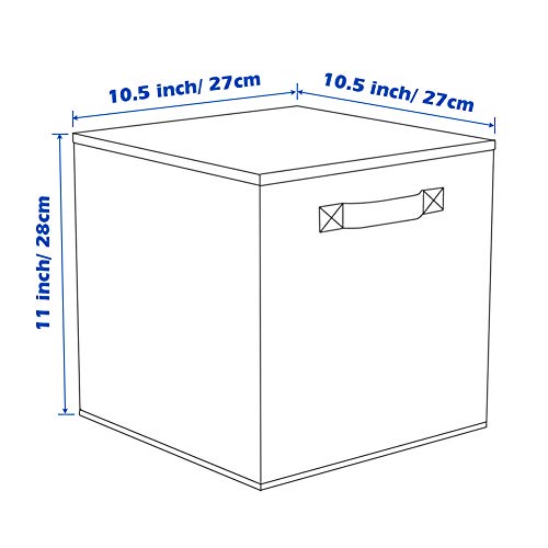 ShellKingdom Foldable Fabric Storage Cubes And Cloth Organizer Drawer For Closet And Toys, 6 Pack (6 Colors) - color: 6 Colors, size: 6