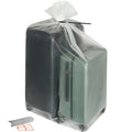 Storage Standard 6-Pack Large Clear Plastic Bags for Storage - Waterproof Extra Large Plastic Bags with Zip Ties, Heavy-Duty Cover for Luggage, Suitcases, Strollers & Travel Gear - 40 x 60 Inches - size: 40'' x 60''