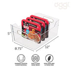 Oggi Cabinet / Drawer High Wall Storage Bin (12" x 8.75" x 5") (Pack of 2) - size: 12" x 8.75" x 5" (Pack of 2)