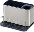 Joseph Joseph Surface Stainless Steel Caddy Sink Area Organizer and Sponge Holder, Gray - color: Grey