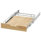Sikarou Pull Out Cabinet Organizer,Heavy-Duty Slide Out Shelf, Wood And Wire Basket, Pull Out Drawer for for Kitchen Under Sink Space, Pantry, Bathroom (26 * 21 WM) - size: 1-TIE 26*21 WM