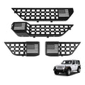 MAIKER 4PCS Metal Front Rear Door Storage Box Compatible with 2018-2025 Jeep Wrangler JL JLU 4XE & 2020-2025 Gladiator JT, Insert Organizer Box Pockets for Replace Sagging Nets, Black - size: JL/JT Front ＆ Rear