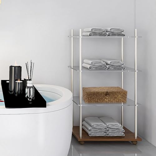 Sumnacon Seagrass Storage Basket with Lid Wicker Storage Baskets with Sections,Small Woven Shelf Basket for Toiletries Tampon, Seagrass Basket for Shelf Bathroom Toilet Table Counter,Coffee - color: Coffee, size: Medium