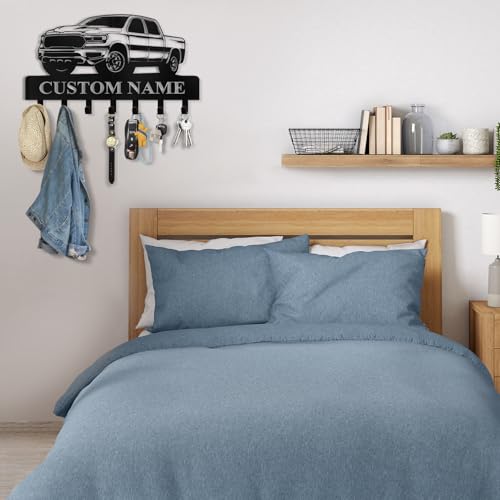 Personalized Key Holder Wall Mount - Custom Car Key Holder for Wall, Metal Coat Rack Hook Organizer, Wall Metal Decor for Living Room Hallway Office, Home Decor, Housewarming Gifts - color: Color07 Car