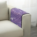 Lavender Daisy Glitter Print Arm Rest Cover for Sofa Dustproof Arm Covers for Recliner, Chair Anti-Scratch Couch Arm Cover for Pet Dog Cats Easy to Install - color: Lavender Daisy Glitter