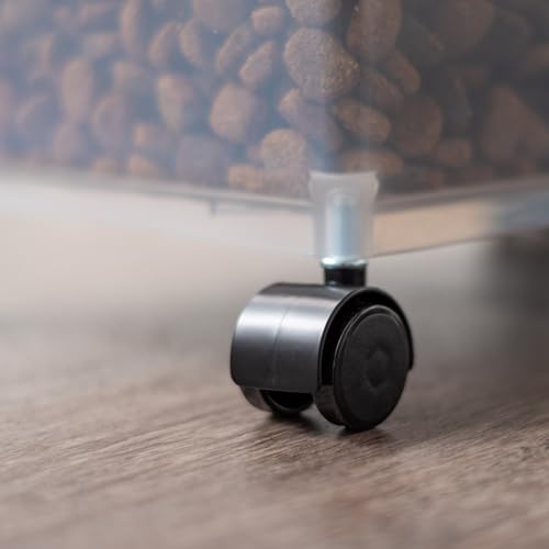 IRIS USA Remington Dog Food Storage Container, 30 lbs, 11 lbs, Airtight, Stackable, Wheels, Food Storage, Treat Box, 2-Cup Scoop - size: 30 lbs, 11 lbs