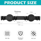 Magnetic Mop Broom Holder, Strong Non Slip Magnetic Broom Mop Hanger, Heavy Duty Magnetic Hooks for Hanging Shovel Rake Tools, Wall Mounted Utility Storage Magnet Rack 4 Rack - color: 4 Rack - Broom Mop Holder