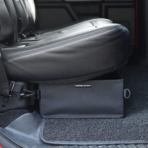 GEEDAR Under Seat Storage Truck Tool Box Organizer for Truck Underseat Storage Ford F150 F250 F350 Chevy Silverado Accessories (2 Compartment for the Bench Seat) - size: for Truck Bench Seats