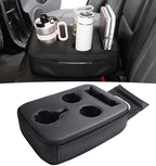 Back Seat Cup Holder for Car, PU Leather Couch Sofa Bed Boat Cup Holder Tray, Organizer for Trucks, Minivans, SUVs, RVs, Vehicles, Holds Drinks, Remote, Snacks, with Side Pockets - color: Side Pockets
