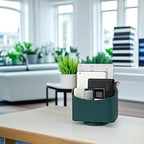 UnionBasic Rotating Desk Organizer, 360 Desk Spinning Caddy, Desktop TV Guide/Mail/Media/Remote Controller Holder Organizer,Green - color: Green