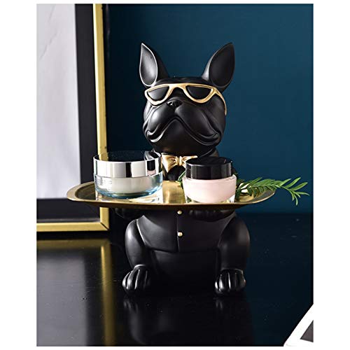 Key Bowl Key Tray Organizer Entryway Table, Coffee Table Decor Home Decoration Key Jewelry Organizer Tray, Dog Key Phone Coin Change Watches and Candy Entryway Tray (Color : Blue A) - color: Blue a