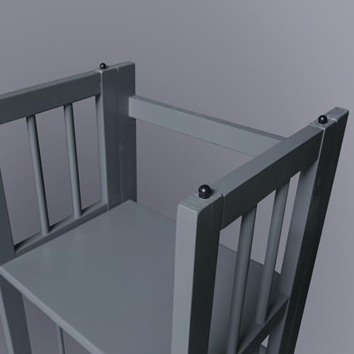 Casual Home 3-Shelf Folding Bookcase, 14" Wide, Slate Gray - color: Slate Gray