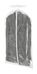 Whitmor Zippered Hanging Suit Bag - Clear,Gray - color: Gray