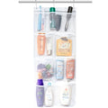 Lifewit Cruise Essentials Shower Caddy Must-Have, 9 Pockets Hanging Bathroom Organizer with Quick-Dry Mesh, Portable Shower Bag to Storage Soap, Shampoo, for RVing, Travel, Camping, White, 1 Pack - size: 17" x 34"