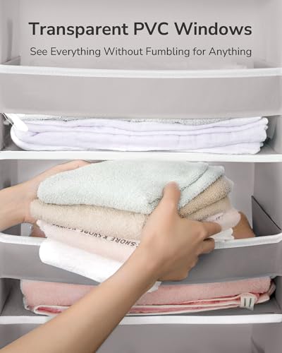 ULG Over The Door Organizer with 6 Large Pockets 12 Side Pockets, 50lbs Weight Capacity Door Hanging Organizer for Bedroom, Bathroom, Pantry, Nursery Storage, Gray - color: Light Gray, size: 1 Pack